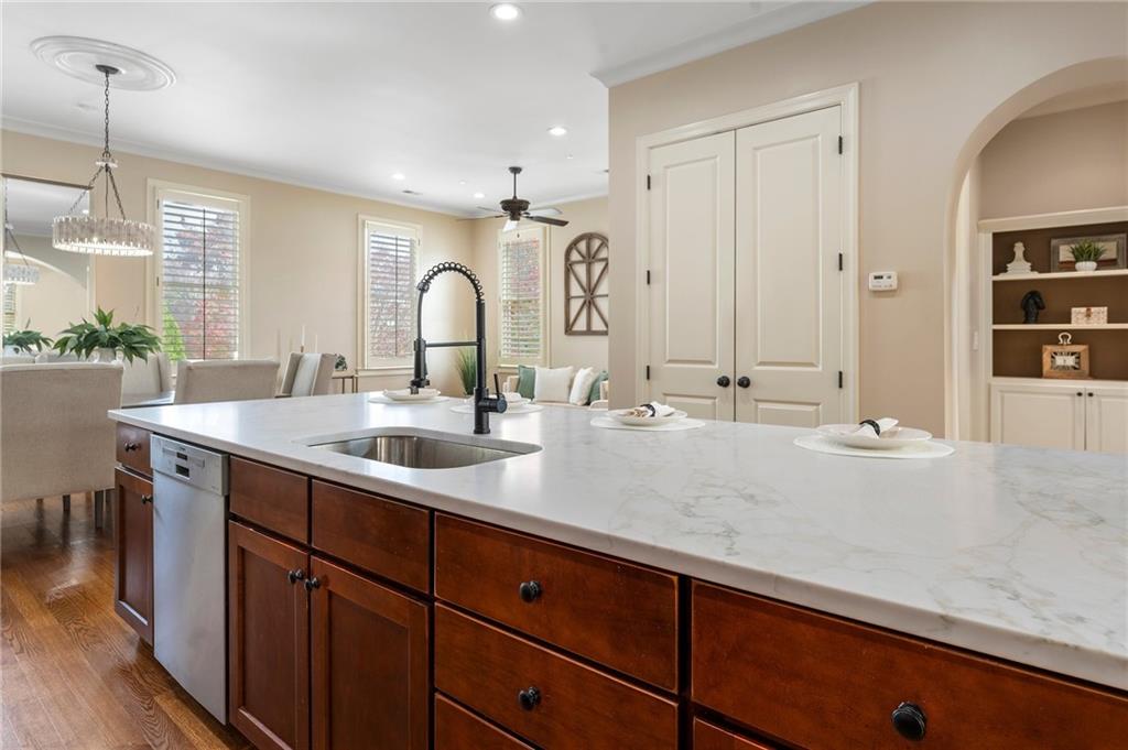 1950 Heritage Walk Alpharetta, GA 30004 - Photo 26 of 64 a bathroom with a sink double vanity and a mirror