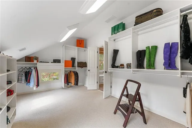 a front view of a building with street view