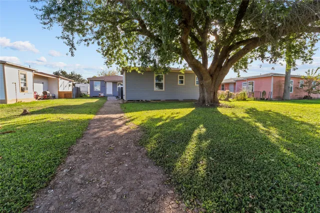 a large tree in front of a house