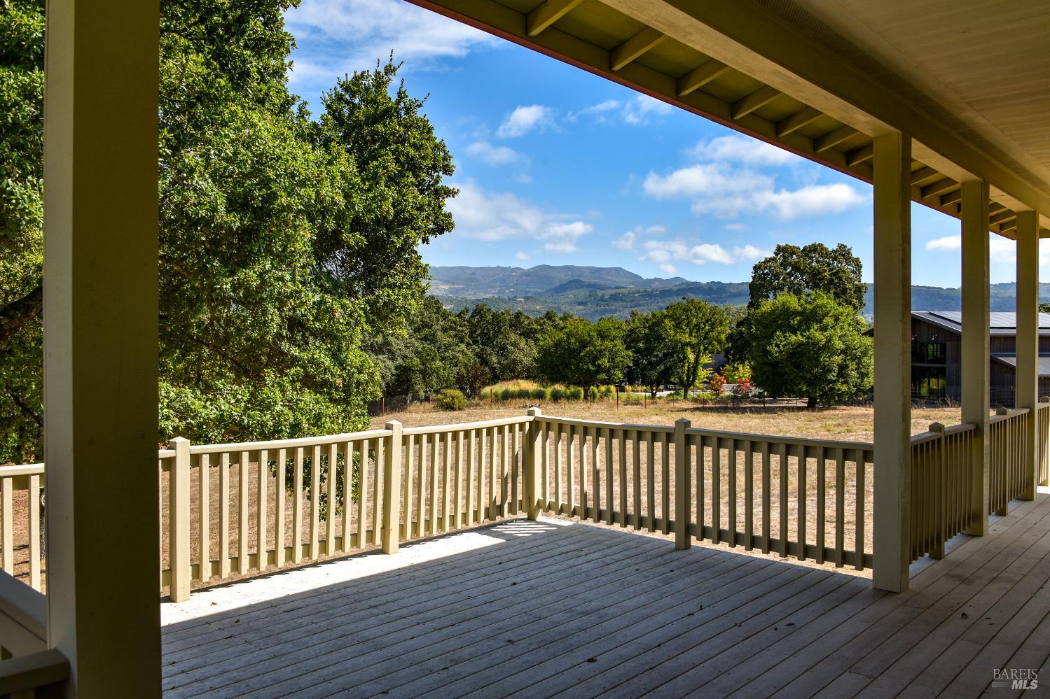 1219 Repetto Ranch Road Sonoma, CA 95476 - Photo 30 of 54 a view of a balcony with wooden floor