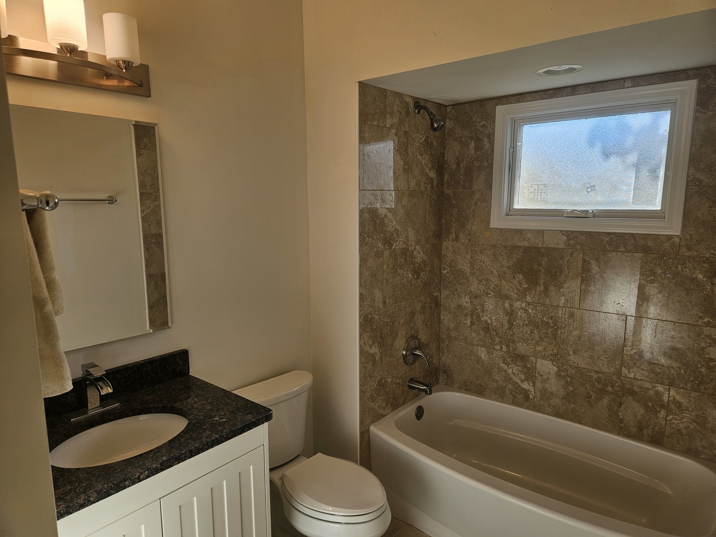 30 Danada Drive Wheaton, IL 60189 - Photo 13 of 28 a bathroom with a granite countertop sink toilet and shower