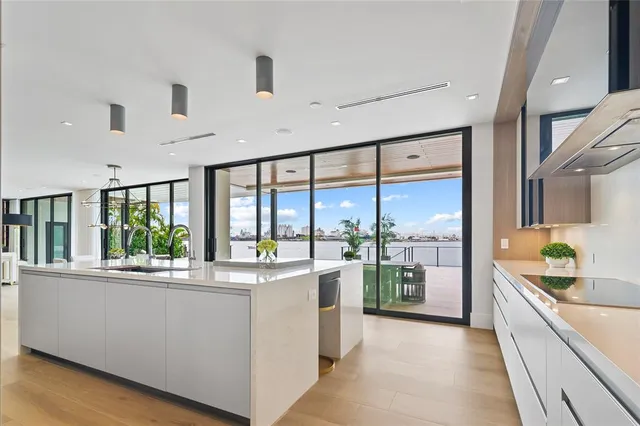 a view of swimming pool with outdoor seating