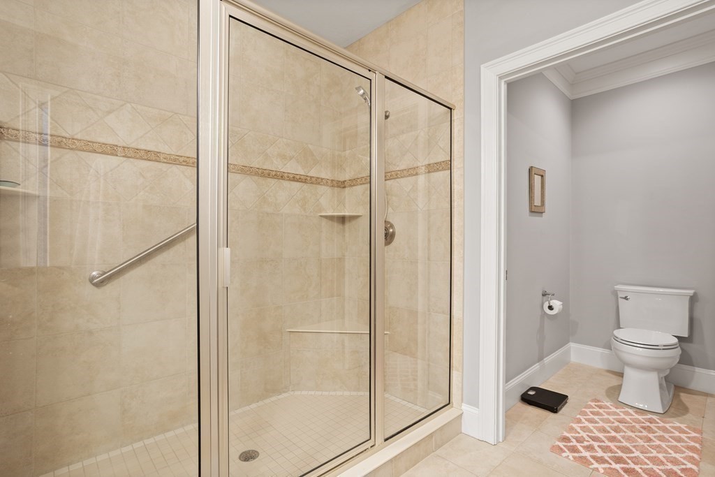 31 Sauta Farm Way, Unit 16 Hudson, MA 01749 - Photo 28 of 41 a bathroom with a shower and a toilet