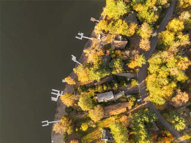 a view of lake with ocean