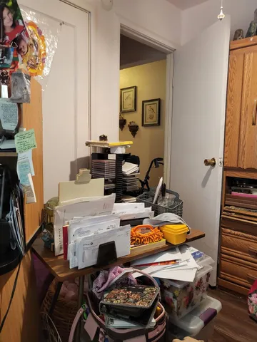 a view of living room with furniture and a fireplace