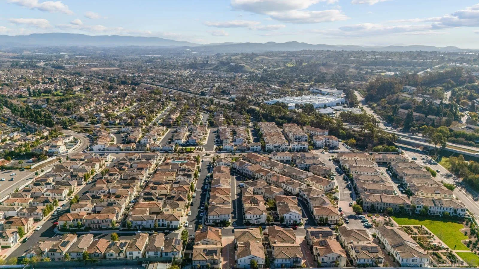 4132 Rio Azul Way Oceanside, CA 92057 - Photo 38 of 48 an aerial view of residential houses with city view