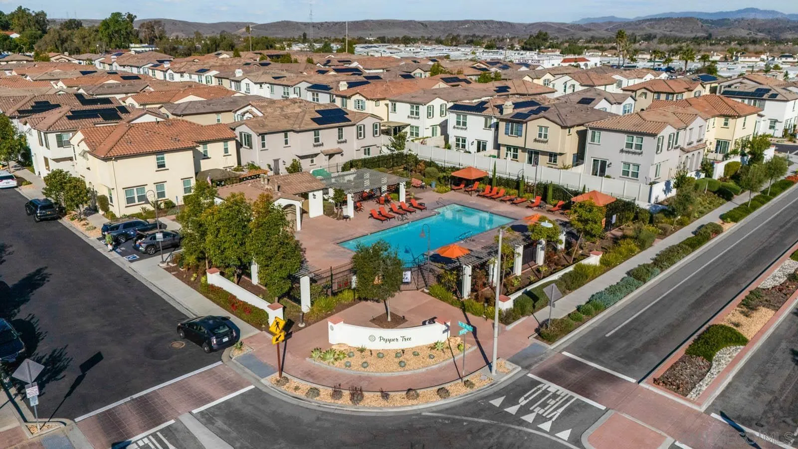 4132 Rio Azul Way Oceanside, CA 92057 - Photo 44 of 48 an aerial view of a city with lots of residential buildings