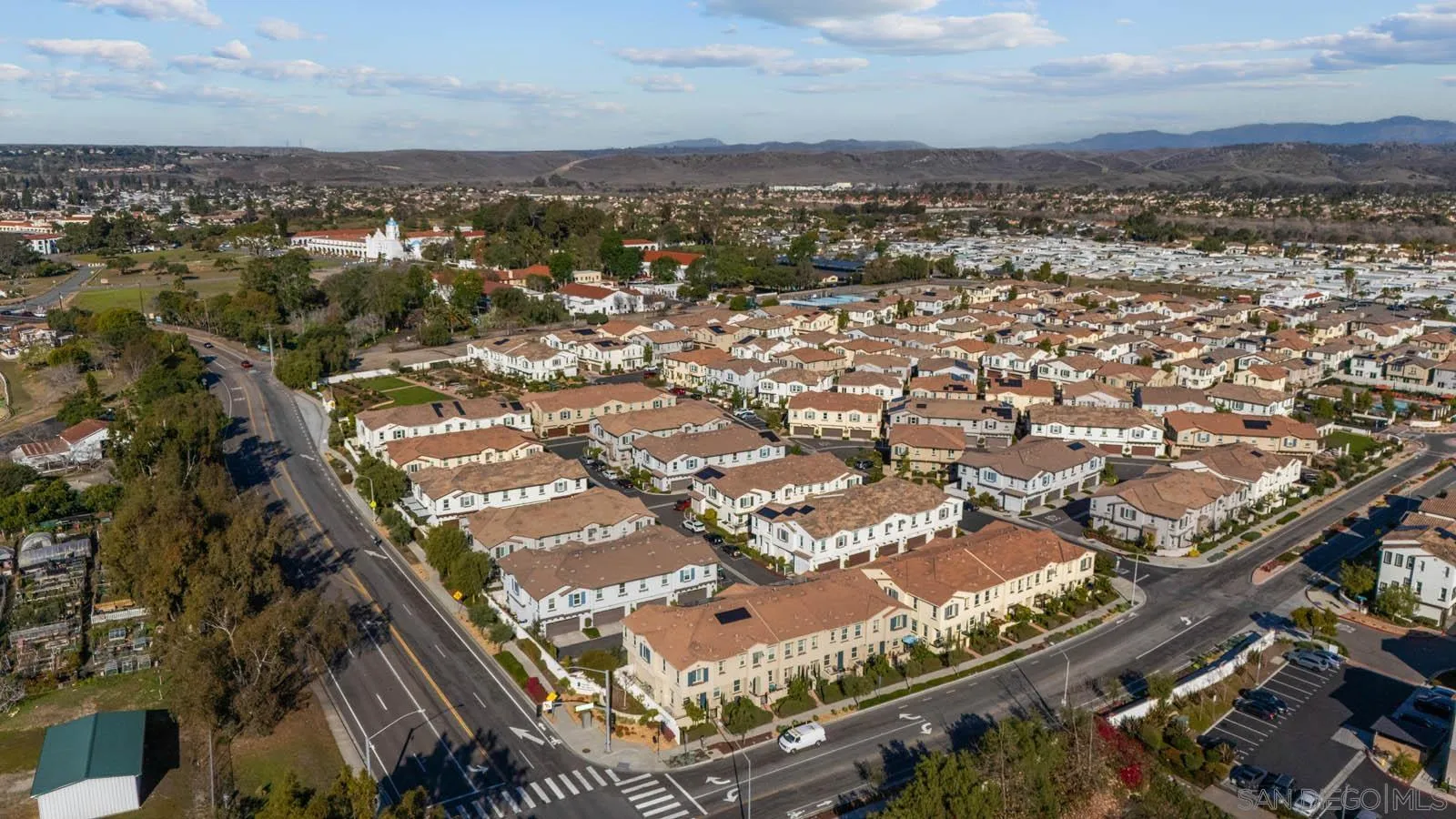 4132 Rio Azul Way Oceanside, CA 92057 - Photo 47 of 48 an aerial view of residential houses with city view