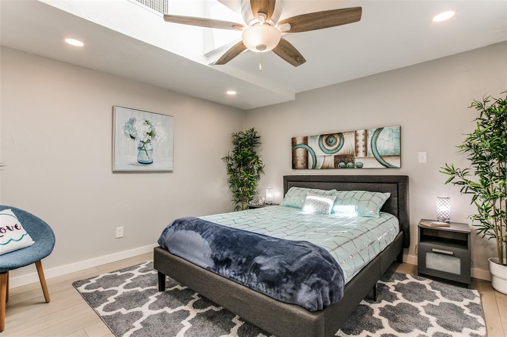 2012 North Locust Street Denton, TX 76209 - Photo 15 of 39 Another View of Master Suite with New Skylight!