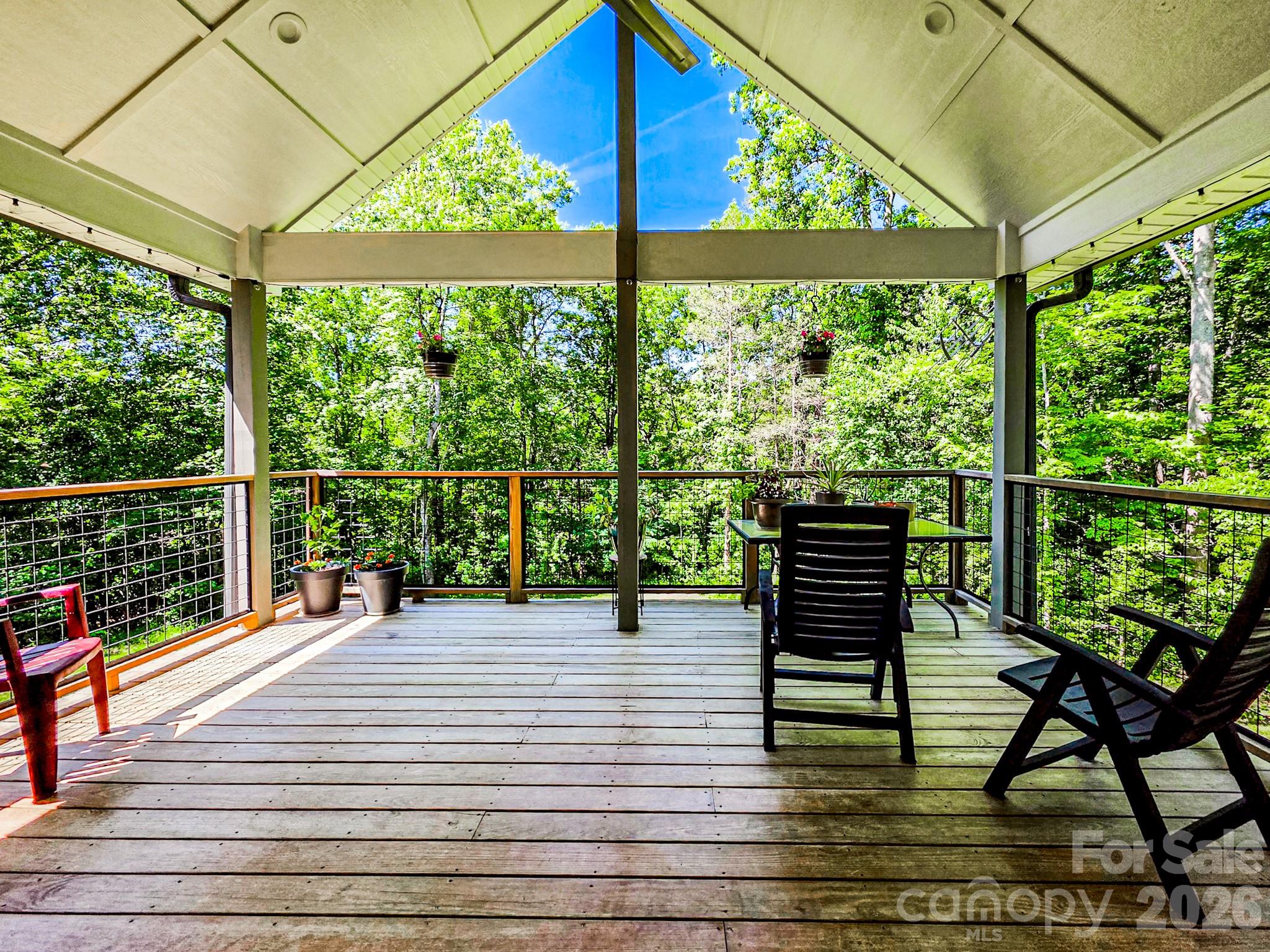 278 Hunters Trace Rutherfordton, NC 28139 - Photo 7 of 33 a view of a two chairs in the balcony