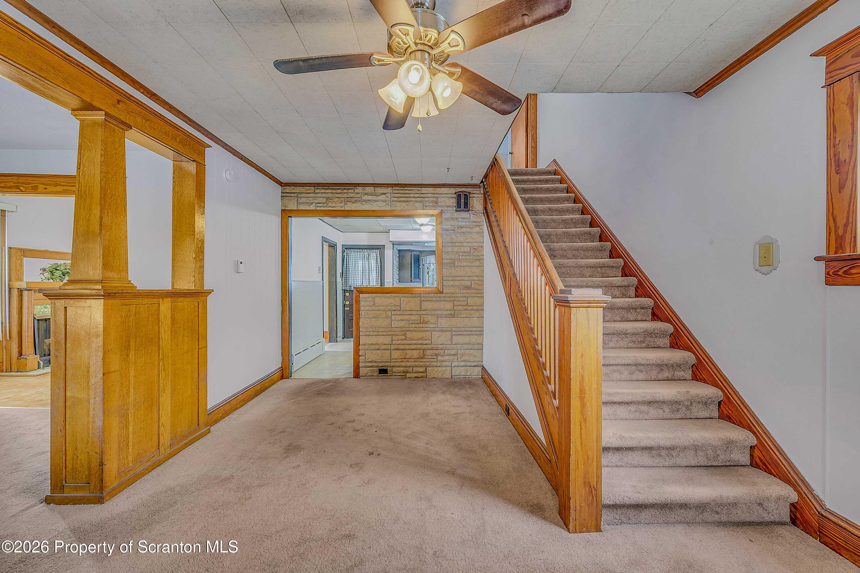 1425 Church Avenue Scranton, PA 18508 - Photo 5 of 21 a view of entryway and hall with wooden floor