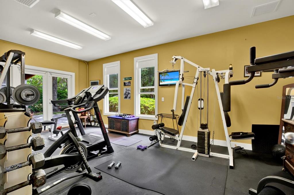 4541 School Road Land O' Lakes, FL 34638 - Photo 32 of 68 a view of a room with gym equipment