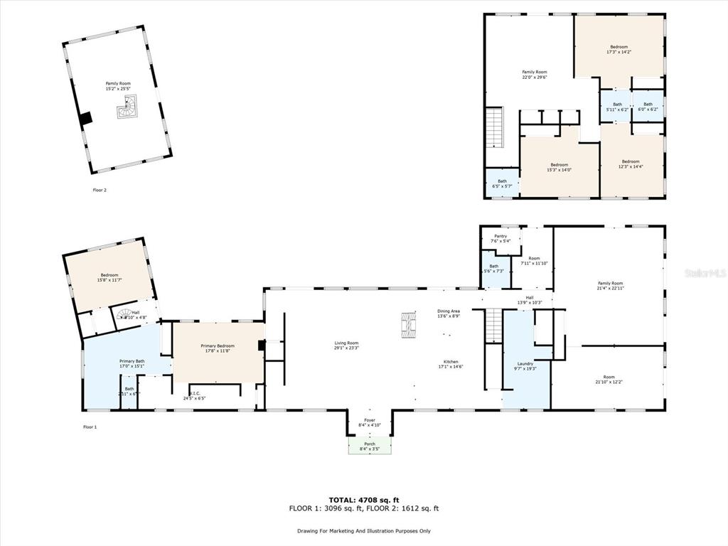 4541 School Road Land O' Lakes, FL 34638 - Photo 65 of 68 a picture of floor plan