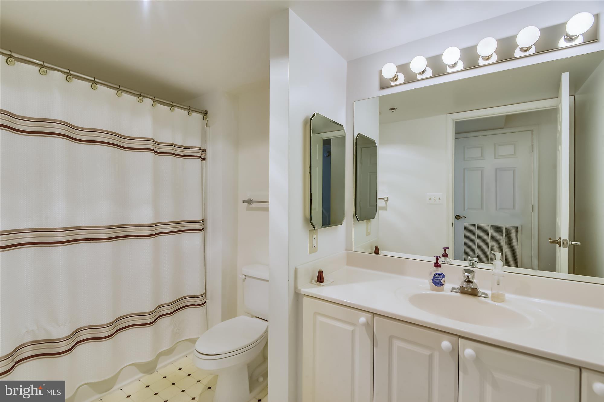 19385 Cypress Ridge Terrace, Unit 920 Leesburg, VA 20176 - Photo 21 of 42 a bathroom with a sink vanity mirror and toilet