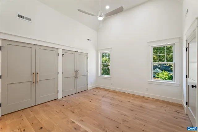 wooden floor in an empty room