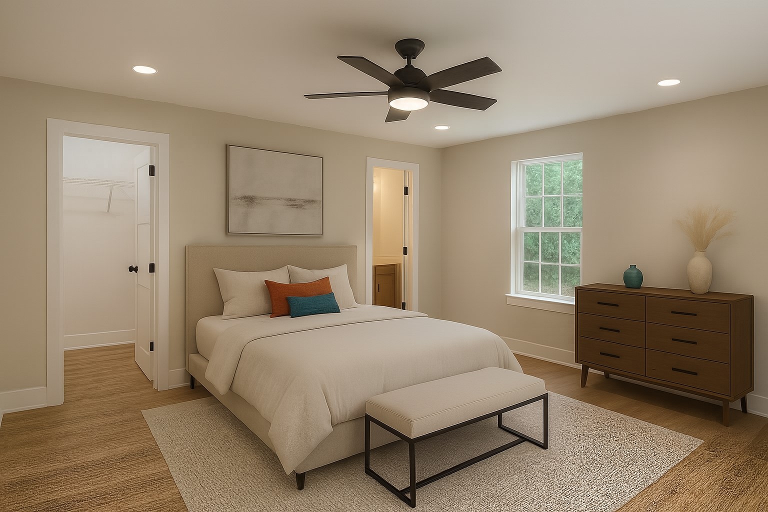 841 Lucas Road Dickson, TN 37055 - Photo 5 of 21 a bedroom with a bed and a dresser