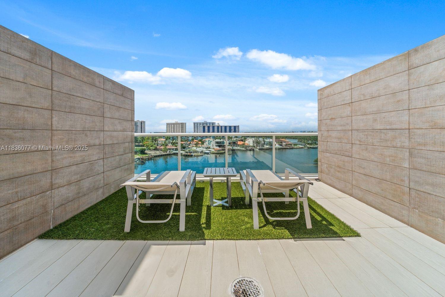 400 Sunny Isles Boulevard, Unit 616 Sunny Isles Beach, FL 33160 - Photo 1 of 19 a view of an outdoor sitting space