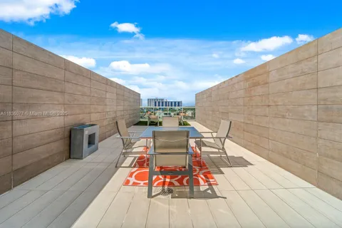 a outdoor view with sitting space