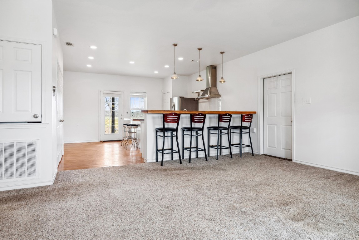 826 Savannah Cove Elgin, TX 78621 - Photo 10 of 35 Living Room to Kitchen
