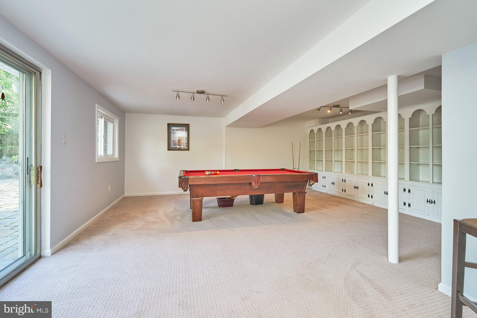 6911 Brisbane Street Springfield, VA 22152 - Photo 25 of 43 Walkout Rec Room
