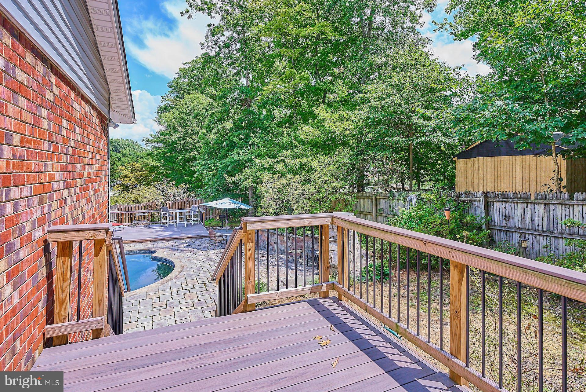 6911 Brisbane Street Springfield, VA 22152 - Photo 35 of 43 Deck off Family Room