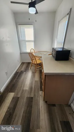 a room with wooden floor