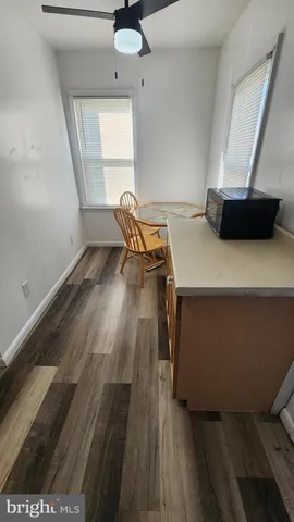 a room with wooden floor