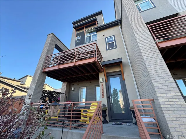 a view of a building with stairs
