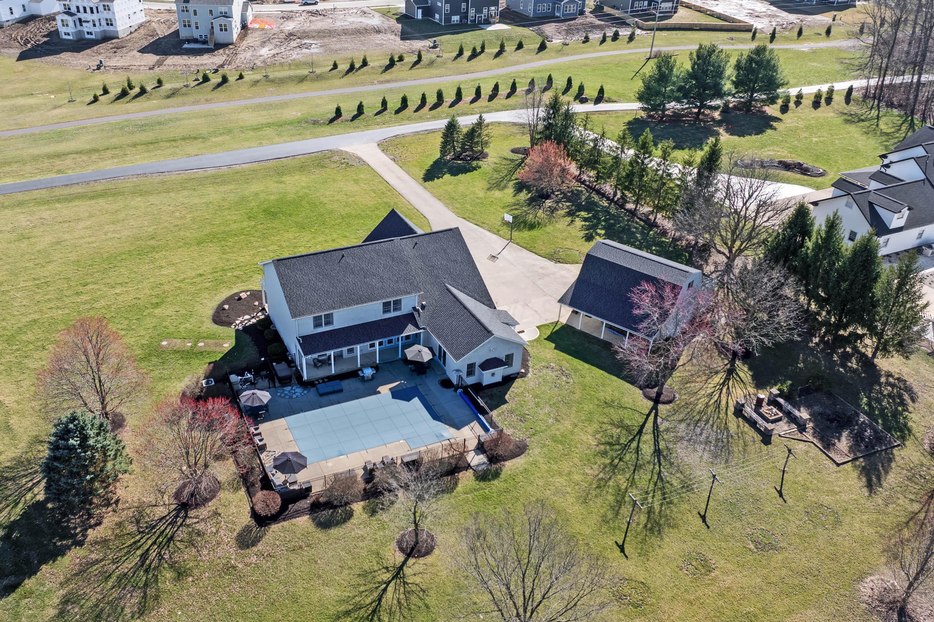 1364 Dale Ford Road Delaware, OH 43015 - Photo 106 of 112 106. Rear Aerial View