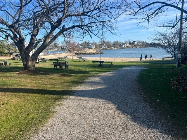 a view of a golf course