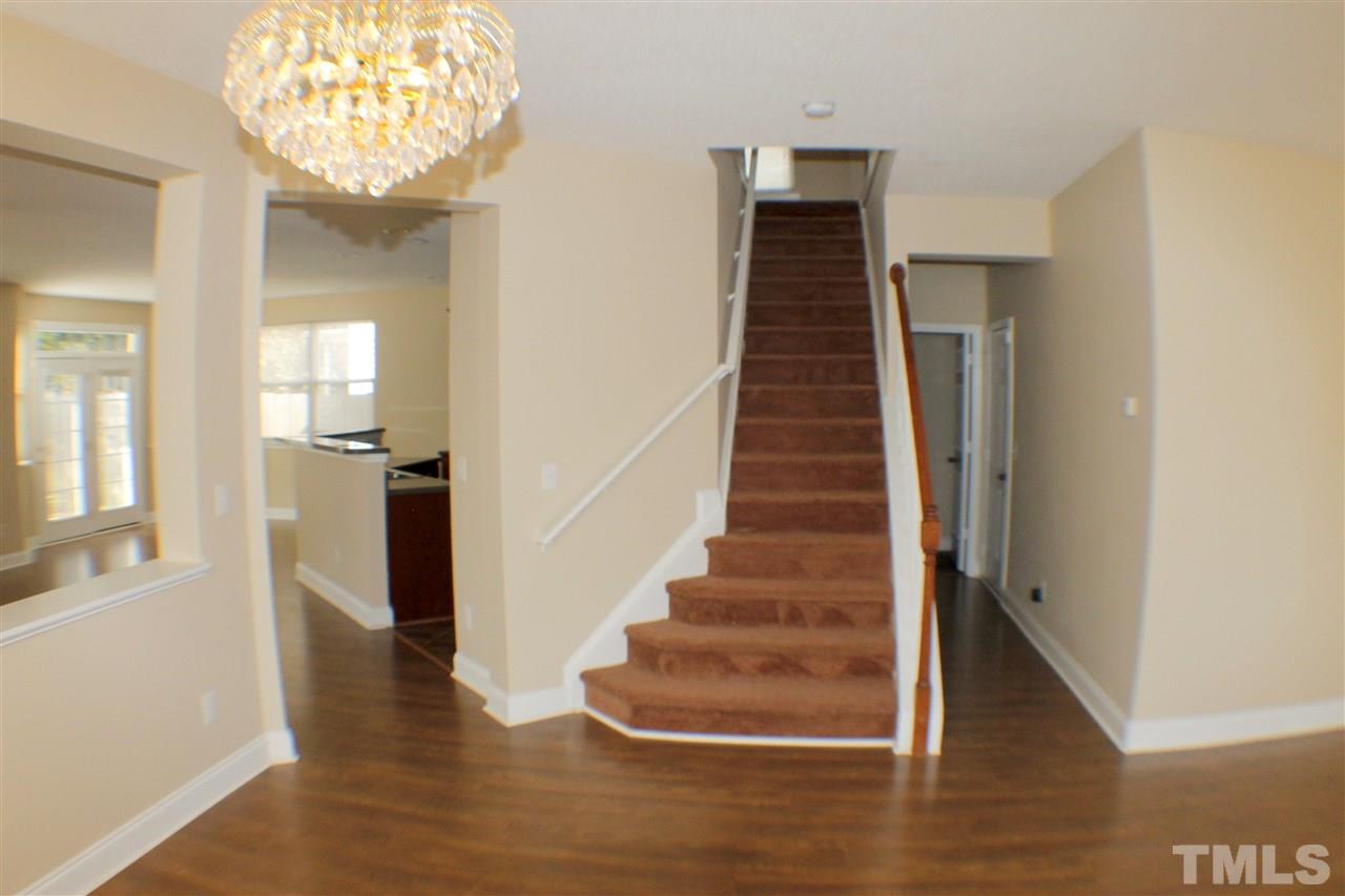 2856 Roundleaf Court Raleigh, NC 27604 - Photo 14 of 24 a view of entryway with wooden floor