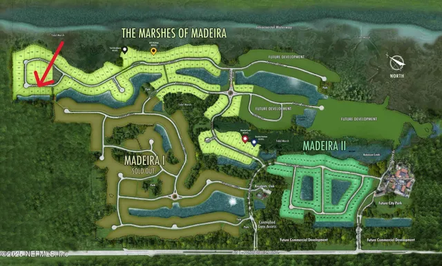 an aerial view of a play ground