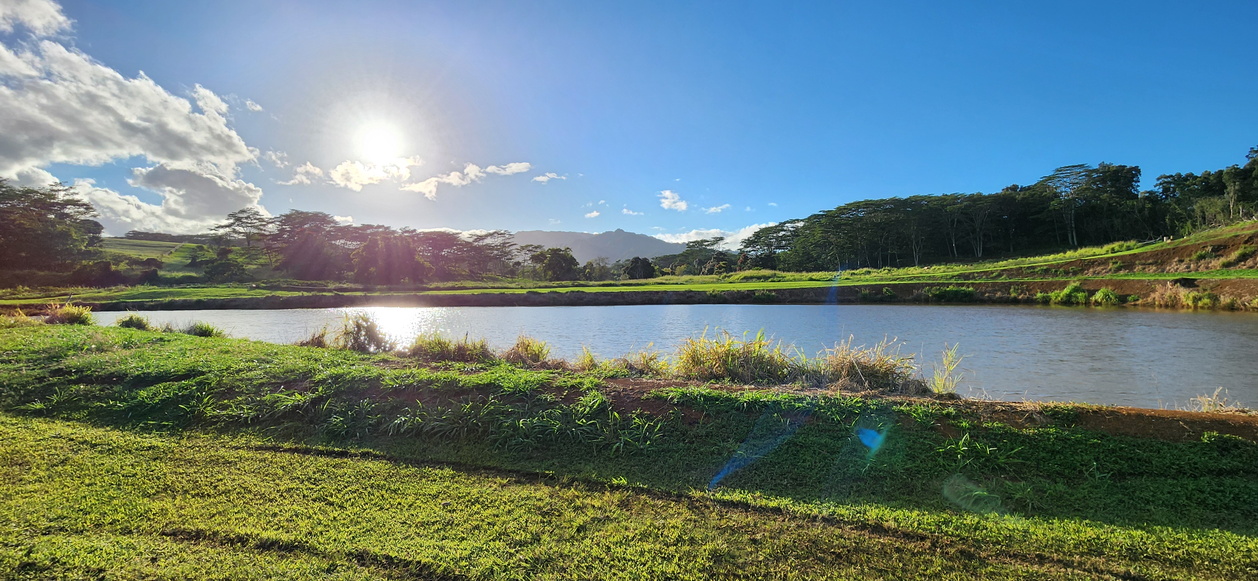 St, Unit 3C Kapaa, HI 96746 - Photo 18 of 25 a view of a lake with houses in back