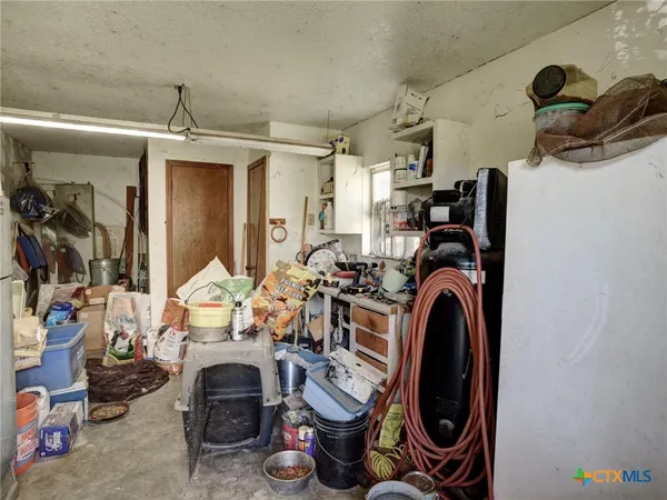 a view of a storage & utility room