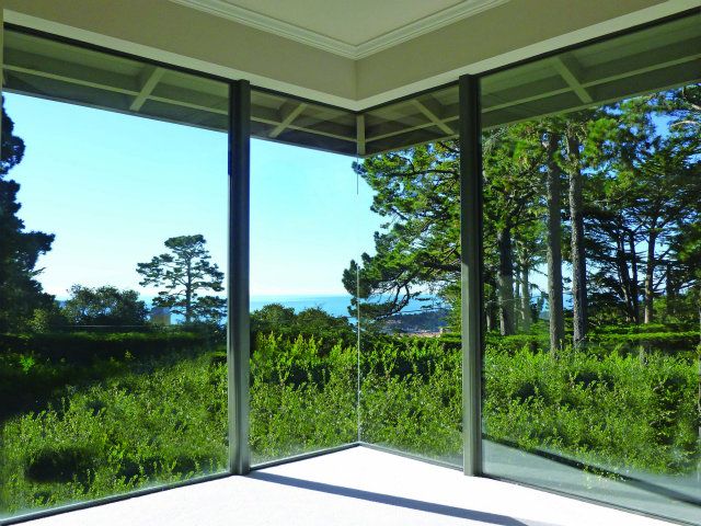 1504 Viscaino Road Pebble Beach, CA 93953 - Photo 10 of 20 a view of a porch with a yard