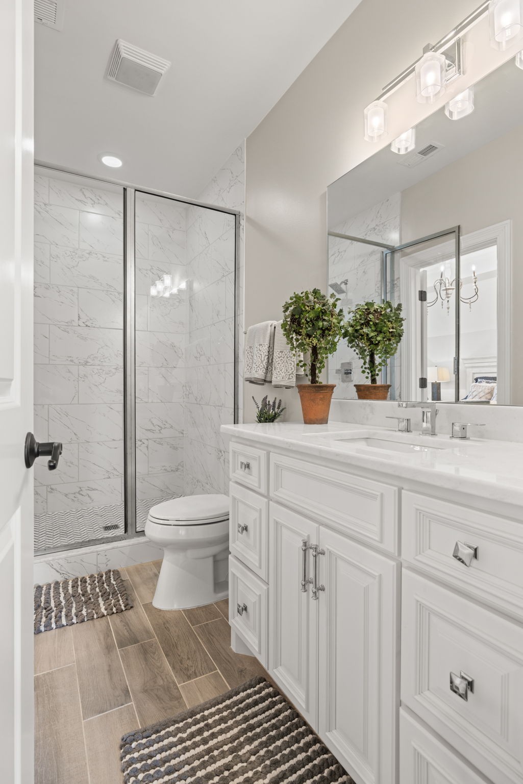 514 Legends Ridge Court Franklin, TN 37069 - Photo 33 of 56 a bathroom with a sink a toilet and shower