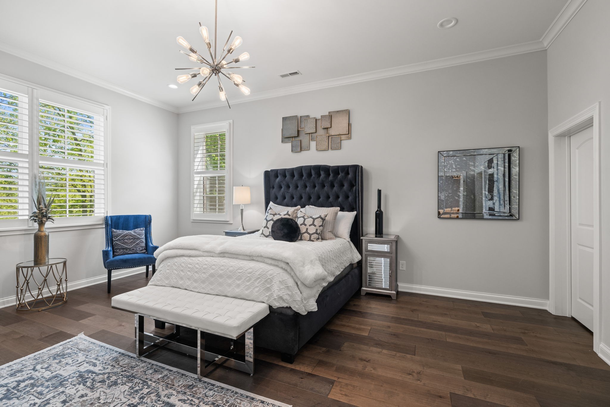 514 Legends Ridge Court Franklin, TN 37069 - Photo 37 of 56 a bed room with a bed and a chair