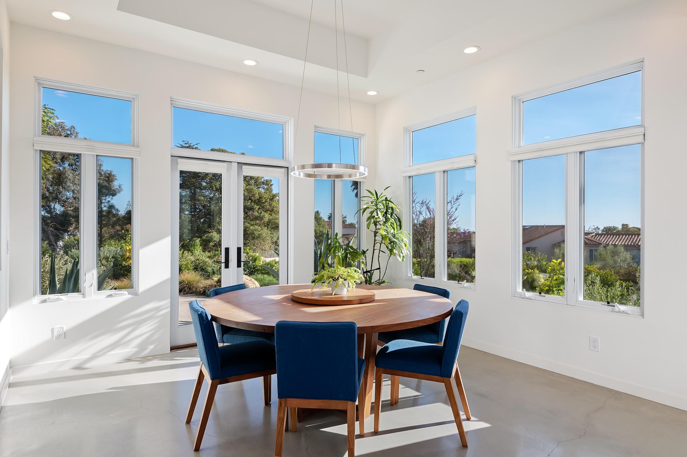 1367 Via Veneto Santa Barbara, CA 93111 - Photo 13 of 38 a view of a dining room with furniture window and outside view