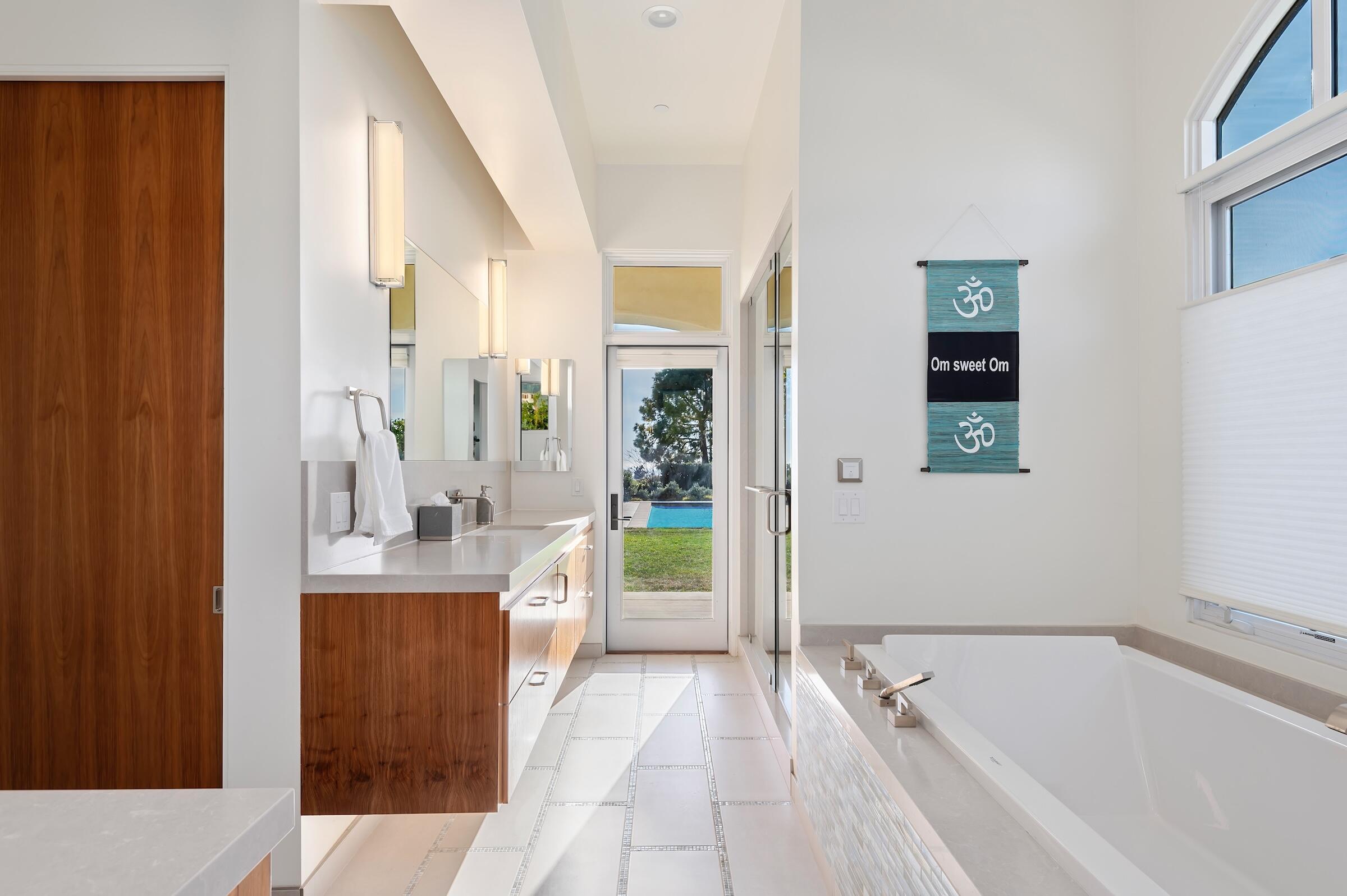 1367 Via Veneto Santa Barbara, CA 93111 - Photo 19 of 38 a bathroom with a bathtub and sink