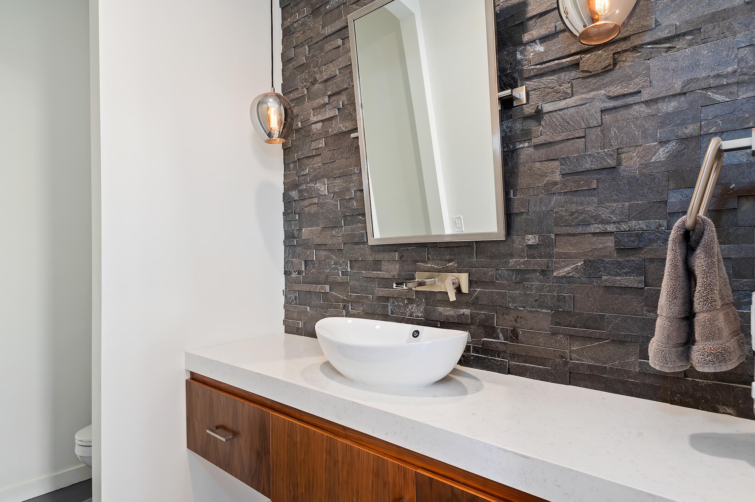 1367 Via Veneto Santa Barbara, CA 93111 - Photo 25 of 38 a bathroom with a sink and a mirror