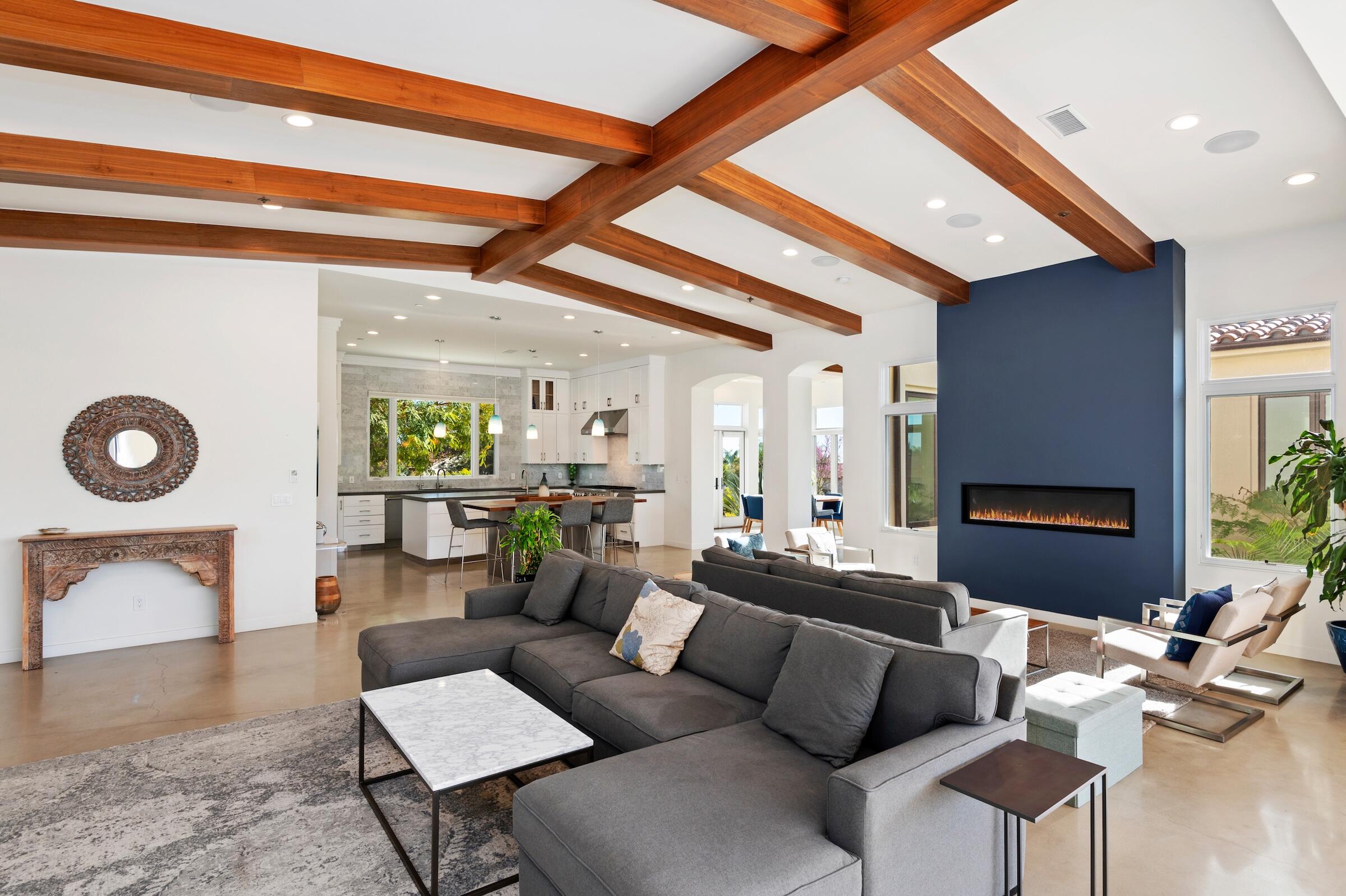 1367 Via Veneto Santa Barbara, CA 93111 - Photo 9 of 38 a living room with furniture and a wooden floor