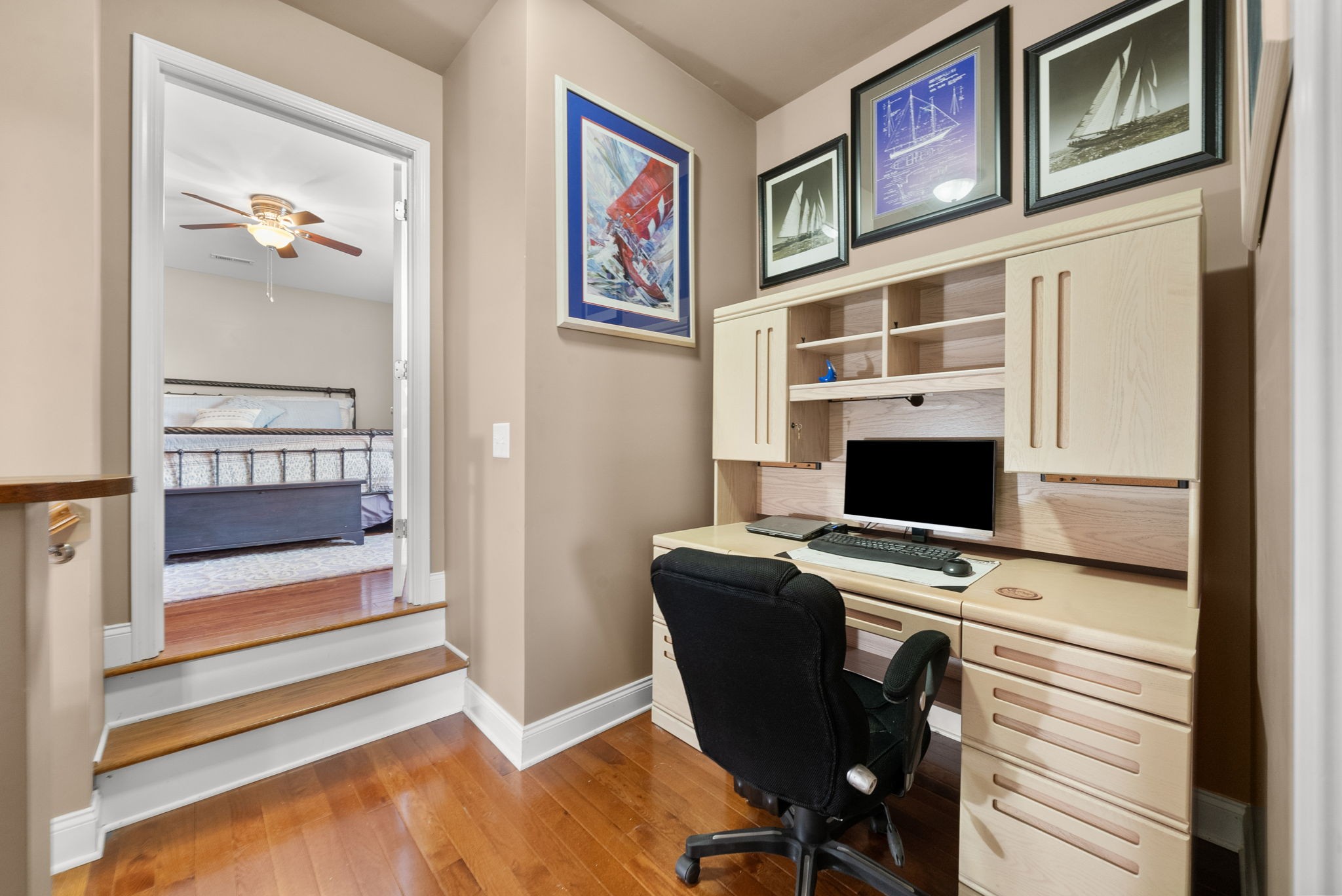 4940 Marion Road Cunningham, TN 37052 - Photo 21 of 43 a view of a workspace with furniture and wooden floor