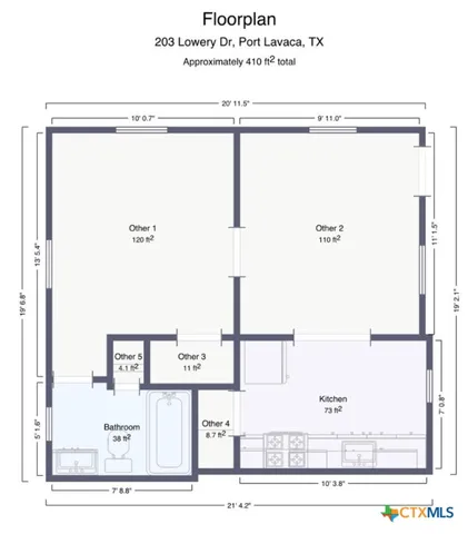 a picture of a very nice looking hallway