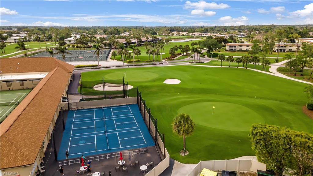 156 Harrison Road, Unit J4 Naples, FL 34112 - Photo 3 of 29 Birds eye view of property featuring golf course view