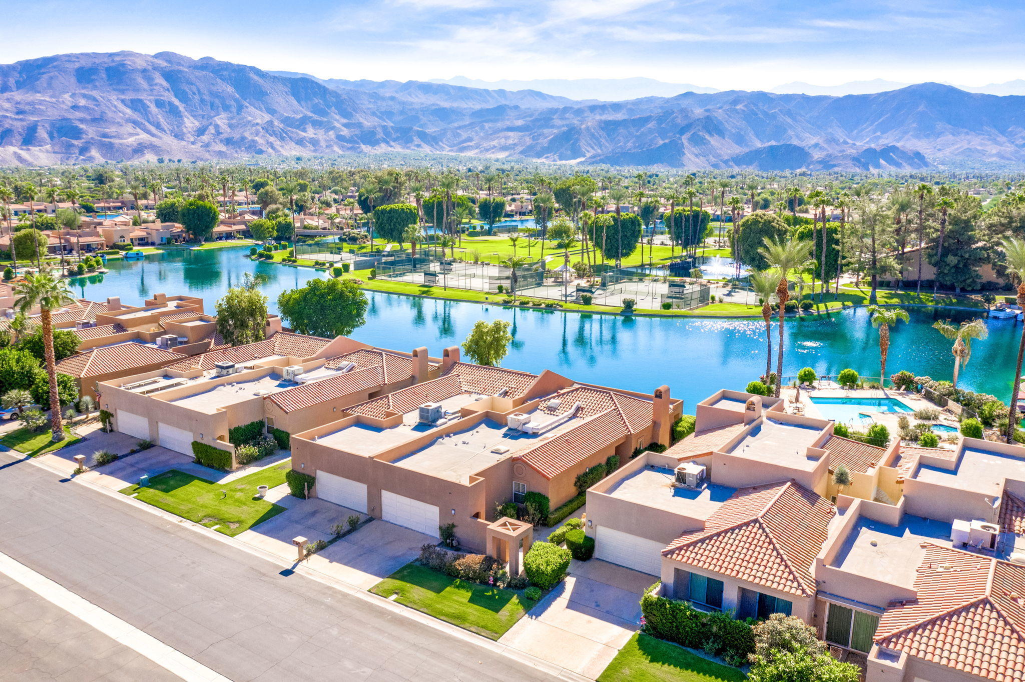 151 Lakeshore Drive Rancho Mirage, CA 92270 - Photo 2 of 37 an aerial view of a houses and city view
