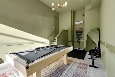 a view of a couches on the roof deck