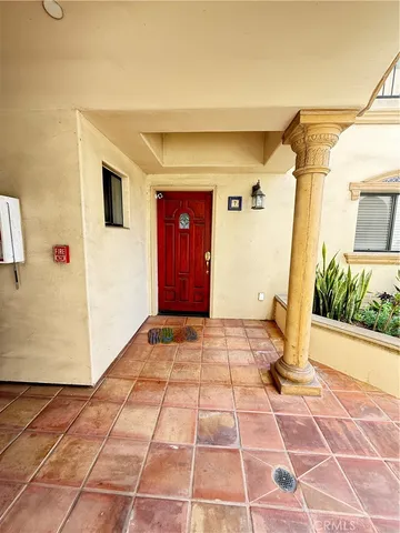 a view of a entryway door