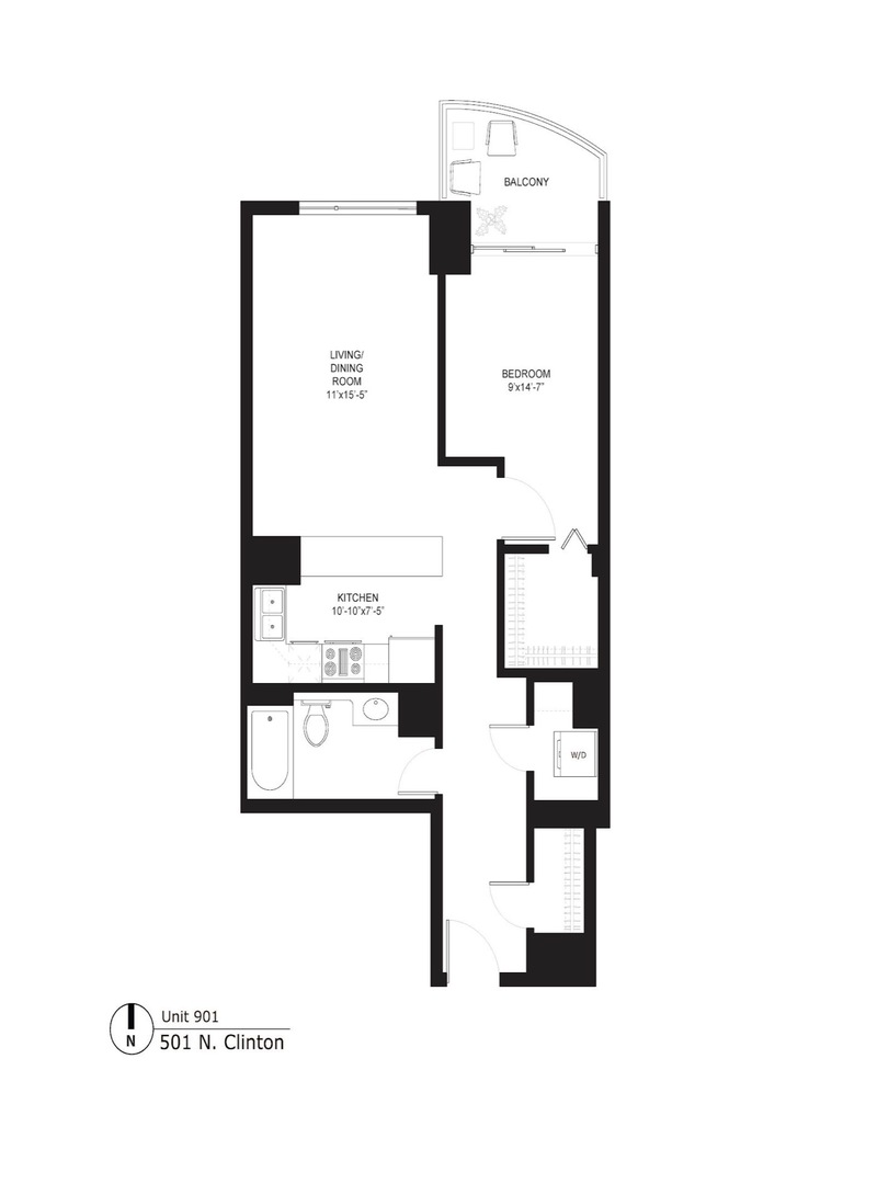 501 North Clinton Street, Unit 901 Chicago, IL 60654 - Photo 17 of 32