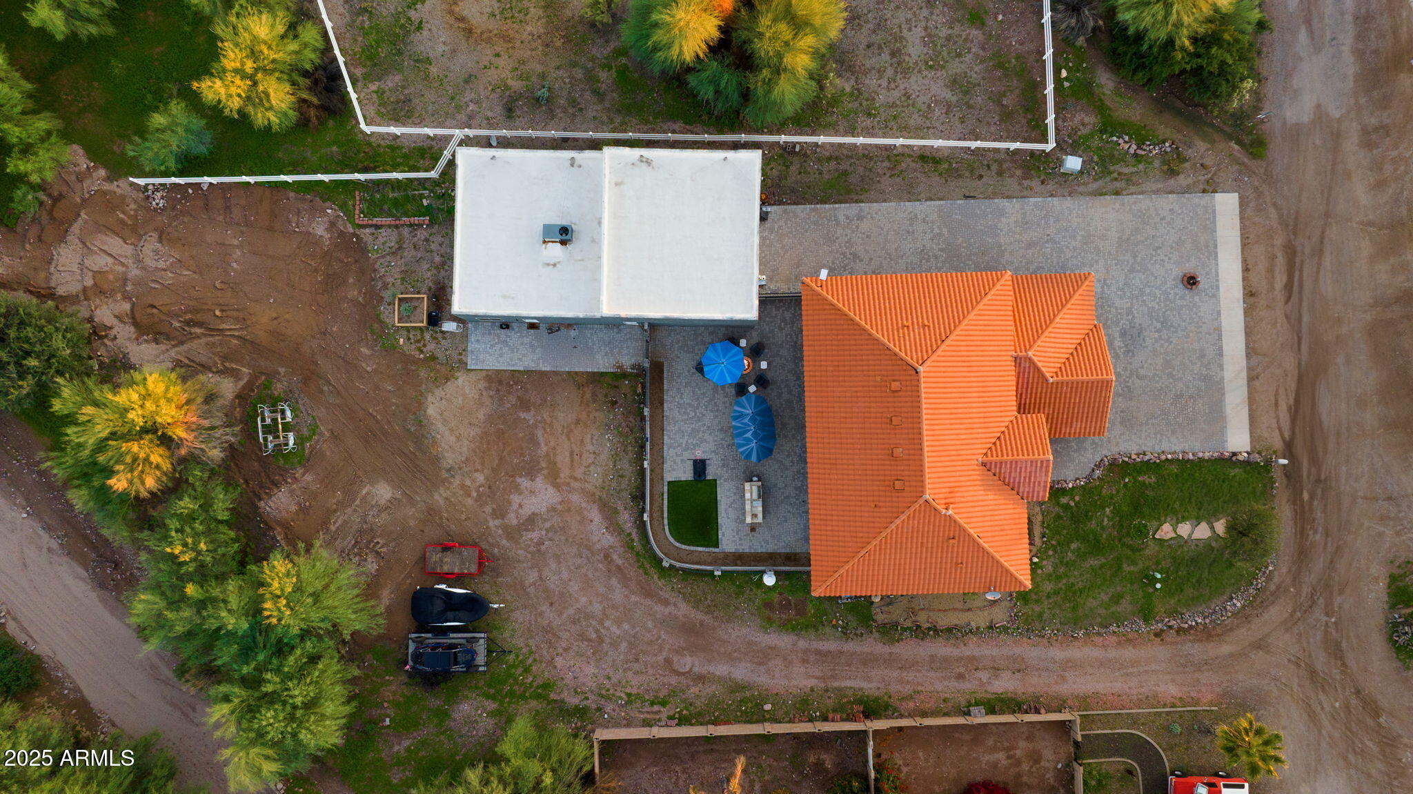 117 North Arroya Road Apache Junction, AZ 85119 - Photo 2 of 27 an aerial view of a house with a yard