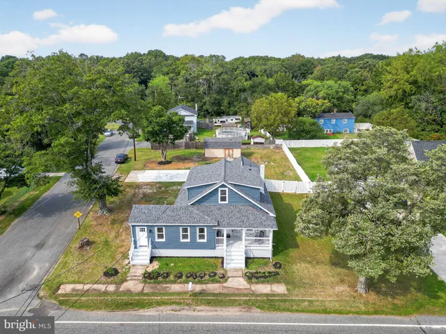 a aerial view of a house